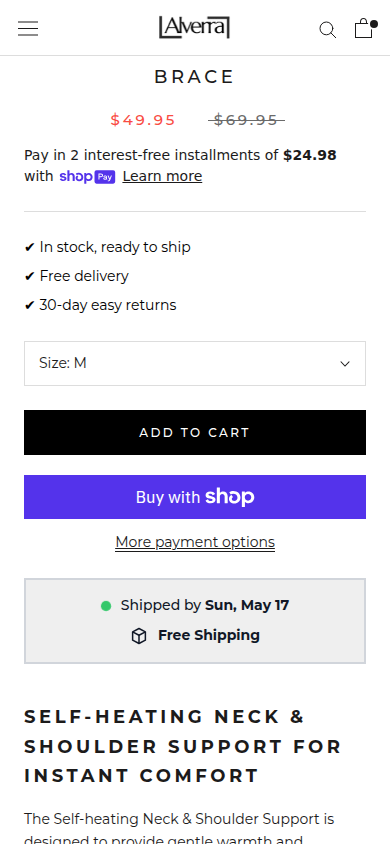 Mobile Product Page ATC